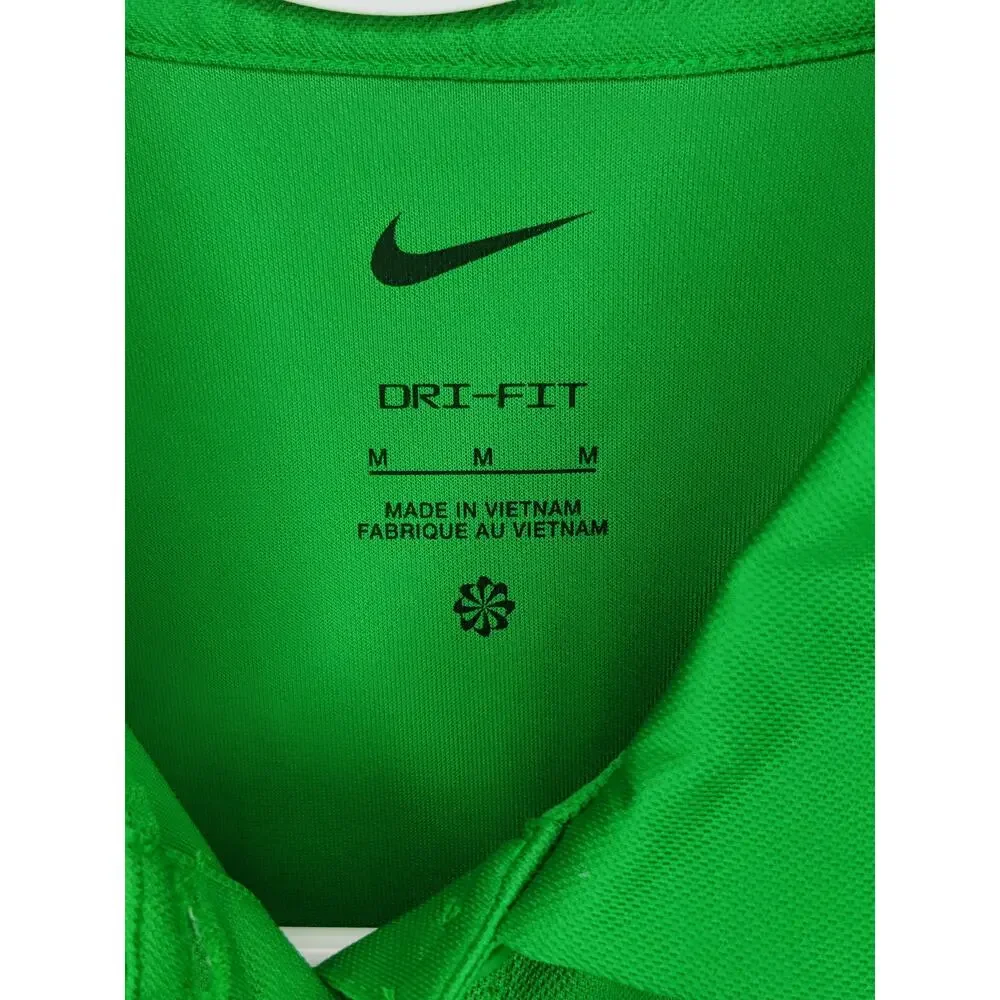 Nike Oregon Ducks Men's Short Sleeve Polo Shirt Green size M